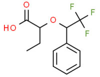 2-(2,2,2-trifluoro-1-phenylethoxy)butyric acid