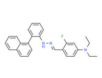 4-(diethylamino)-2-fluorobenzaldehyde 2-naphthylphenylhydrazone