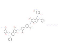 Tetrasodium 4,4'-bis[[5-[[5-(aminosulphonyl)-2-hydroxyphenyl]azo]-1-hydroxy-6-(phenylamino)-3-sulphonato-2-naphthyl]azo][1,1'-biphenyl]-3,3'-dicarboxylate