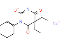 Sodium 1-(1-cyclohexen-1-yl)-5,5-diethylbarbiturate