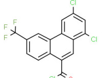 1,3-dichloro-6-(trifluoromethyl)phenanthren-9-carbonyl chloride