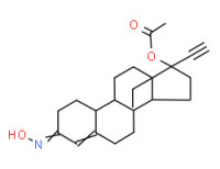 (±)-13-ethyl-17a-hydroxy-18,19-dinor-pregn-4-en-20-yn-3-one oxime acetate