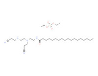 Diethyl sulphate, compound with N-[2-[(2-cyanoethyl)[2-[(2-cyanoethyl)amino]ethyl]amino]ethyl]octadecanamide (1:1)