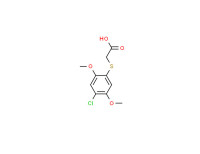 [(4-chloro-2,5-dimethoxyphenyl)thio]acetic acid