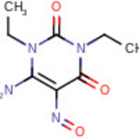 6-amino-1,3-diethyl-5-nitroso-1,2,3,4-tetrahydropyrimidine-2,4-dione