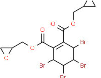 Bis(oxiranylmethyl) 3,4,5,6-tetrabromocyclohexene-1,2-dicarboxylate