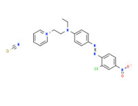 1-[2-[[4-[(2-chloro-4-nitrophenyl)azo]phenyl]ethylamino]ethyl]pyridinium thiocyanate