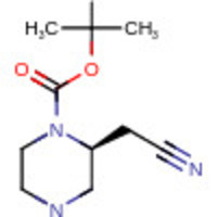 tert-butyl (2S)-2-(cyanomethyl)piperazine-1-carboxylate