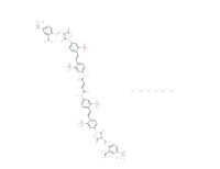 Benzoic acid, 2,2'-[(1,4-dioxo-2-butene-1,4-diyl)bis[imino(2-sulfo-4,1-phenylene)-2,1-ethenediyl(3-sulfo-4,1-phenylene)(4,5-dihydro-3-methyl-5-oxo-1H-pyrazole-1,4-diyl)azo]]bis[5-[(methylamino)sulfonyl]-, hexasodium salt