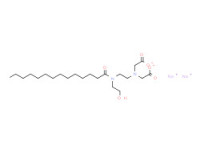 Disodium N-(carboxylatomethyl)-N-[2-[(2-hydroxyethyl)(1-oxotetradecyl)amino]ethyl]glycinate
