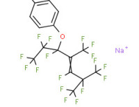 Sodium 4-[[1,3,4,5,5,5-hexafluoro-1-(pentafluoroethyl)-2,4-bis(trifluoromethyl)-2-pentenyl]oxy]benzenesulphonate