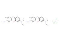 1,3-diamino-7-(diethylamino)-4-methylphenoxazin-5-ium tetrachlorozincate (2:1)