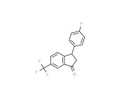 3-(4-fluorophenyl)-6-(trifluoromethyl)indan-1-one