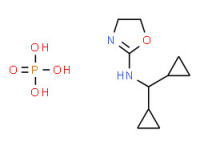N-(dicyclopropylmethyl)-4,5-dihydro-1,3-oxazol-2-amine,phosphoric acid