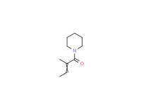 1-(2-methyl-1-oxobut-2-enyl)piperidine