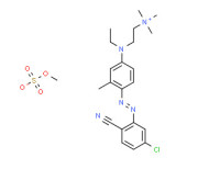 [2-[[4-[(5-chloro-2-cyanophenyl)azo]-3-methylphenyl]ethylamino]ethyl]trimethyl methyl sulphate