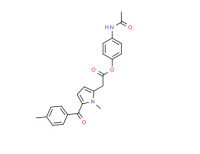 4-(acetylamino)phenyl 1-methyl-5-(4-methylbenzoyl)-1H-pyrrole-2-acetate