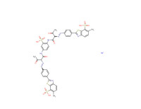 2,2'-[(2-sulpho-p-phenylene)bis[imino(1-acetyl-2-oxoethylene)azo-p-phenylene]]bis[6-methylbenzothiazole-7-sulphonic] acid, sodium salt