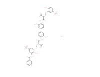 Sodium 3-benzamido-4-hydroxy-5-[[1-[[4'-[[2-[[2-hydroxy-5-(methylsulphonyl)phenyl]azo]-1,3-dioxobutyl]amino]-3,3'-dimethoxy[1,1'-biphenyl]-4-yl]carbamoyl]-2-oxopropyl]azo]benzenesulphonate