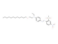 N-[2-(dodecyloxy)ethyl]-N-ethyl-4-[(2-mesyl-4-nitrophenyl)azo]aniline