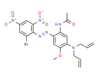 N-[2-[(2-bromo-4,6-dinitrophenyl)azo]-5-(diallylamino)-4-methoxyphenyl]acetamide