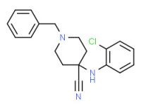 1-benzyl-4-[(2-chlorophenyl)amino]piperidine-4-carbonitrile