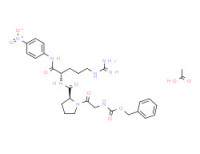 N-[(benzyloxy)carbonyl]glycyl-L-prolyl-N-(p-nitrophenyl)-L-argininamide monoacetate