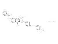 7-(benzoylamino)-4-hydroxy-3-[[4-[(4-sulphophenyl)azo]phenyl]azo]naphthalene-2-sulphonic acid, sodium salt