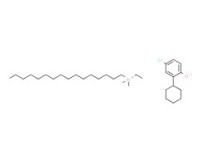 Ethylhexadecyldimethylammonium 4-chloro-2-cyclohexylphenolate