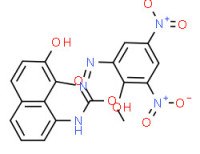 Methyl [7-hydroxy-8-[(2-hydroxy-3,5-dinitrophenyl)azo]-1-naphthyl]carbamate