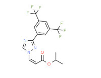 (Z)-isopropyl 3-(3-(3,5-bis(trifluoromethyl)phenyl)-1H-1,2,4-triazol-1-yl)acrylate