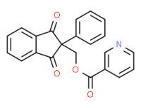 (2,3-dihydro-1,3-dioxo-2-phenyl-1H-inden-2-yl)methyl nicotinate