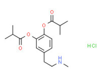4-[2-(methylamino)ethyl]-1,2-phenylene isobutyrate hydrochloride