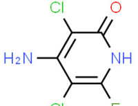 4-amino-3,5-dichloro-6-fluoro-2-pyridone