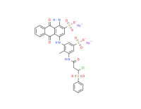 Disodium 1-amino-4-[[3-[[3-chloro-1-oxo-3-(phenylsulphonyl)propyl]amino]-2-methyl-5-sulphonatophenyl]amino]-9,10-dihydro-9,10-dioxoanthracene-2-sulphonate