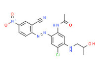 N-[4-chloro-2-[(2-cyano-4-nitrophenyl)azo]-5-[(2-hydroxypropyl)amino]phenyl]acetamide