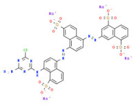 Tetrasodium 3-[[4-[[4-[(4-amino-6-chloro-1,3,5-triazin-2-yl)amino]-5-sulphonato-1-naphthyl]azo]-6-sulphonato-1-naphthyl]azo]naphthalene-1,5-disulphonate