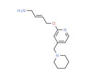 4-[4-(Piperidinomethyl)pyridyl-2-oxy]-cis-2-butenamine