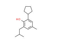 2-cyclopentyl-6-isobutyl-p-cresol