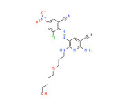 2-amino-5-[(2-chloro-6-cyano-4-nitrophenyl)azo]-6-[[3-(4-hydroxybutoxy)propyl]amino]-4-methylnicotinonitrile