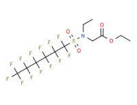 Ethyl N-ethyl-N-[(tridecafluorohexyl)sulphonyl]glycinate