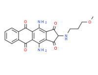 4,11-diamino-2-[(3-methoxypropyl)amino]-1H-cyclopent[b]anthracene-1,3,5,10(2H)-tetrone