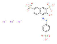 Trisodium 3-hydroxy-4-[(4-sulphonatophenyl)azo]naphthalene-2,7-disulphonate