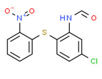 N-[5-chloro-2-[(2-nitrophenyl)thio]phenyl]formamide