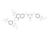 Tetrasodium 2-[[6-[[4-chloro-6-[(4-sulphonatophenyl)amino]-1,3,5-triazin-2-yl]amino]-1-hydroxy-3-sulphonato-2-naphthyl]azo]benzene-1,4-disulphonate