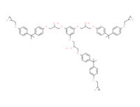 1,1',1''-[benzene-1,3,5-triyltris(oxy)]tris[3-[4-[1-methyl-1-[4-(oxiranylmethoxy)phenyl]ethyl]phenoxy]propan-2-ol]