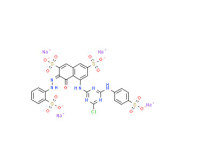 Tetrasodium 5-[[4-chloro-6-[(4-sulphonatophenyl)amino]-1,3,5-triazin-2-yl]amino]-4-hydroxy-3-[(2-sulphonatophenyl)azo]naphthalene-2,7-disulphonate