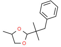 2-[(1,1-dimethyl-2-phenyl)ethyl]-4-methyl-1,3-dioxolane