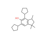4,6-dicyclopentyl-1,1,3-trimethylindan-5-ol