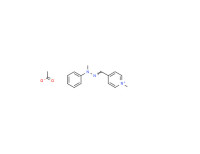 1-methyl-4-[(methylphenylhydrazono)methyl]pyridinium acetate